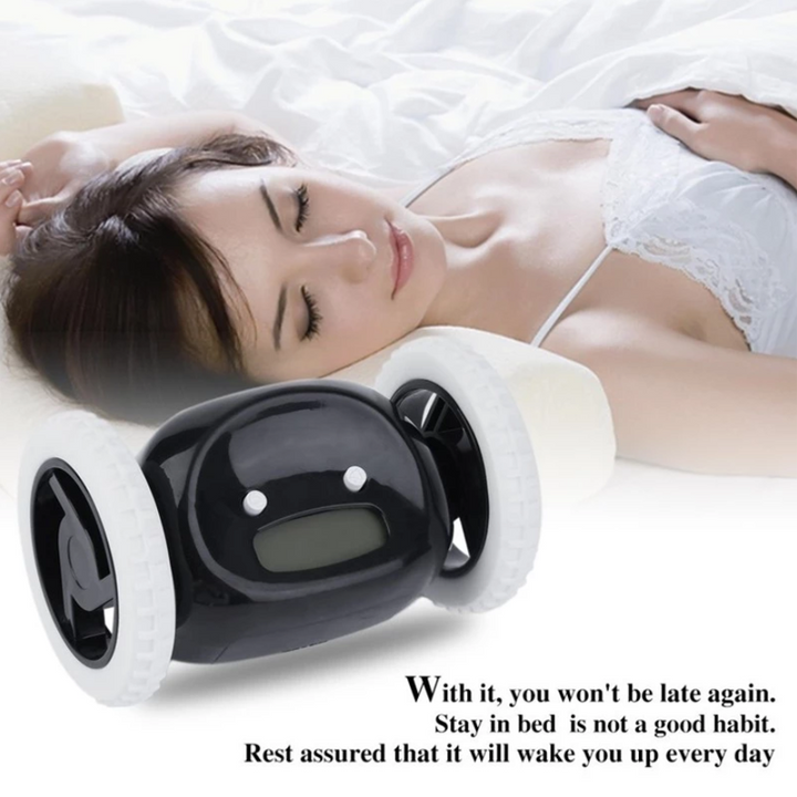 LED Lazy Alarm Clock - Multi-function Touch Running Alarm Clock