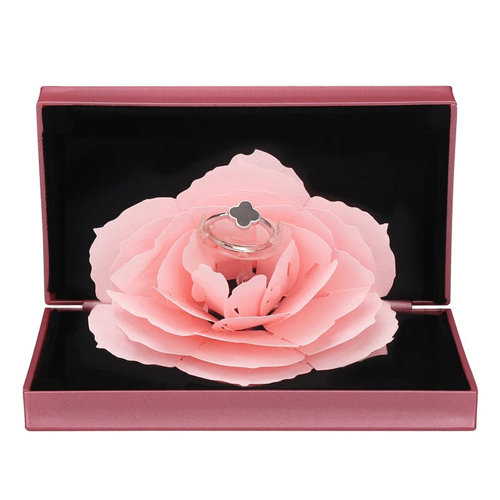 Rotating Rose Ring Box