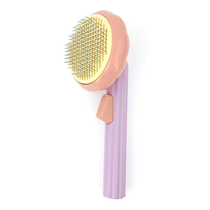 Cats Pumpkin Grooming Brush Purple